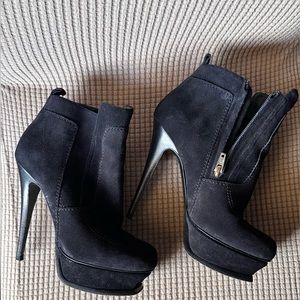 YSL Platform Booties